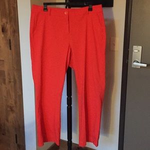 Lane Bryant Size 20 Regular Trousers Orange
